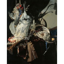 РЕПРОДУКЦИИ НА КАРТИНИ Натюрморт с птици и ловна екипировка (1660)